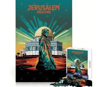 Mother Palestine Poster 1000-piece Jigsaw Puzzles Mindful Game Anxiety Relief Enjoyable Challenge Home Art (38x26cm)