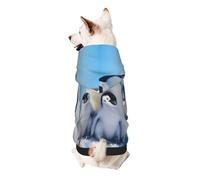 Mother Penguin and Baby Dog Hoodie - Soft & Breathable Pet Clothes for Small to Large Dogs, Stylish and Comfortable Dog Clothes