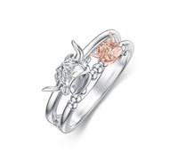 Mother Rings for Women Mothers Day Silver Handcrafted Cute