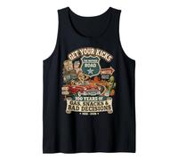 Mother Road 100 Years Gas Snacks Bad Decisions Road Trip Tank Top