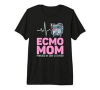 Mother’s Day ECMO Mom Hero Life Support Medical Premium T-Shirt