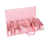Mother ' s Day Floral Gift Boxes with Unique Letter M Designs and Freshness Cut Flowers for Special Celebration Premium Mother ' S Day Floral Box with Unique Letter M Design and Blooms