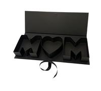 Mother ' s Day Floral Gift Boxes with Unique Letter M Designs and Freshness Cut Flowers for Special Celebration Premium Mother ' S Day Floral Box with Unique Letter M Design and Blooms