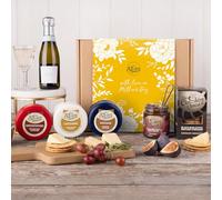Mother’s Day Gift - Prosecco, Award-Winning Cheeses, Chutney & Artisan Biscuits Hamper | Luxury Cheese Gift for Mum by The Cheshire Cheese Company