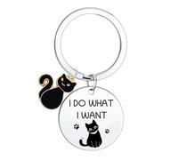 Mother’s Day Gifts for Cat Mum Keyring Funny Cat Gifts for Cats Lovers Gift Black Cats Decoration for Pet Mum Dad Gift for Pet Lovers Present for Women Friend Sister Christmas Birthday Present