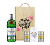 Mother’s Day Tanqueray 0.0% Alcohol Free Gin Gift Set - With Premium Tonics & Chocolate - Non-Alcoholic Gin Hamper