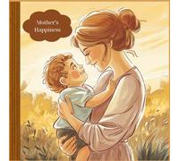 Mother’s Happiness: A coloring book for adults and teenagers featuring illustrations that express a mother’s love for her beloved child.