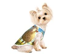 Mother Sheep and Little Sheep in The Meadow Cute Dog Clothes,Dog T Shirt for Small Dogs Girl Boy.Pet Pullover Jumper,Cat Clothes,Suitable for Small Pets