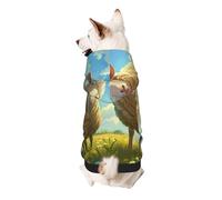 Mother Sheep and Little Sheep in The Meadow Dog Hoodie - Soft & Breathable Pet Clothes for Small to Large Dogs, Stylish and Comfortable Dog Clothes