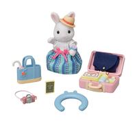 Mother Snow Rabbit and Suitcase Multicoloured one size