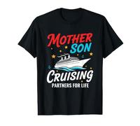 Mother Son Cruising Partners for Life Value Graphic T-Shirt