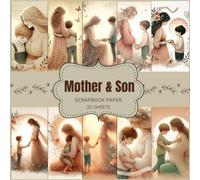 Mother & Son Scrapbook Paper: 20 High-Quality Double-Sided Sheets for DIY Crafts, Card Making, Journals, and Creative Projects