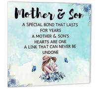 Mother & Son Special Bond Birthday Card from Son to Mum Mother Mom 147 x 147mm