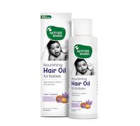 Mother Sparsh Ayurvedic Baby Hair Oil with 21 Herbs & Oils for Babys Tender Scalp & Hair, 100 ML