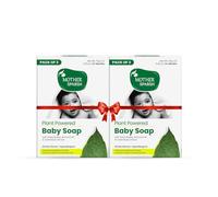 Mother Sparsh Plant Powered Natural Baby Soap - Pack of 4X75gms | Hypoallergenic & Tear-Free Soap for Babies, Newborns
