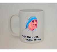 Mother Theresa Chin The C*nt Rude Ceramic Mug Great Funny C UNT Work Office Gift