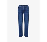 Mother Womens Mother The Dazzler Ankle Denim-Blend Jeans Fancy Meeting You Here 26