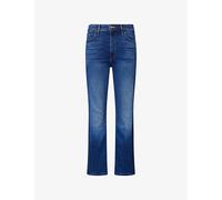 Mother Womens Mother The Hustler Flare-Leg Denim-Blend Jeans Taking Chance 23