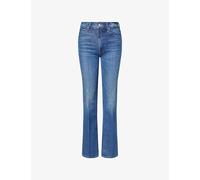 Mother Womens Mother The Kick It Straight-Leg Stretch-Denim Blend Jeans Which Is Witch 25