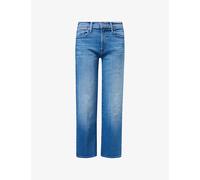 Mother Womens Mother The Mr Rambler Zip Ankle Cotton-Blend Jeans Piece By Piece 32