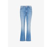 Mother Womens Mother The Outsider Flood Bootcut Denim Jeans Heads Or Tails 27