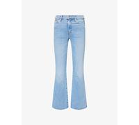 Mother Womens Mother The Weekender Flared-Leg Denim Jeans Blessing In Disguise 32