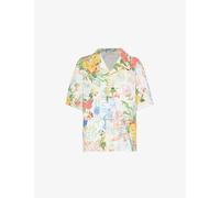 Mother Womens Pnl - Painted Ladies the Cropped Hooky Cotton-blend Shirt S