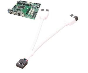 Motherboard 9 Pin Splitter - USB 2.0 Copper Cable, USB 2.0 Extension Cable Secure Connection | Stable and Durable Adapter Supplies for Homes, Offices, Schools, Internet Cafe, for Co