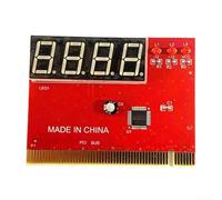Motherboard Analyzer Diagnostic Post Card PCI ISA Tester with 4-Digit LED Display for Desktop PC Fault Code Reading