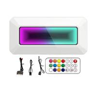 Motherboard Fan Hub - ARGB 8-Port Splitter Controller, Smart PWM Temperature Management, Prism Algorithm LED Accessory, PC Modding Tool, Desktop Use for Overclocking, 4.49x2.17x0.79 Inches