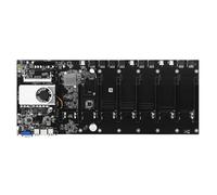 motherboard Fit For BTC-T37 Mining Motherboard 8 GPU Bitcoin Crypto Etherum With 64GB MSATA SSD DDR3 4GB 1600MHZ RAM SET