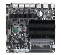 motherboard Fit For Mini ITX NAS Board | J4125 6 Bay 4* I226-V 2.5G 2*M. NVMe ASM1064 SATA3.0 2*DDR4 HDMI DP 17x17 Motherboard