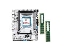 Motherboard Juego De Placa Base Fit For X99 D4 Combo Con Kit Xeon E5 2683 V4 CPU Y32GB 2133MHz (2 * 16GB) Memoria DDR4 NVME NGFF USB 3,0 Placa Mae X99