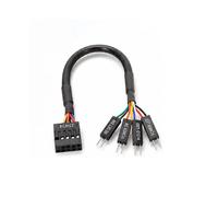 Motherboard Reset Power SW Jumper Cable for Front F_PANEL Connection Cable Startup Cable