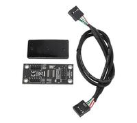 Motherboard USB 2.0 Adapter:1 to 2 Hub Splitter High Speed 9 Pin to Double 9 Pin Adapter,for Motherboard USB Ports,Ensures Stable Power Delivery