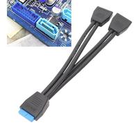 Motherboard USB Splitter - USB 3.0 Stable Splitter Extension Y-Type Cable Supports 5Gbps, Computer Cable Adapter for Desktops, Printers, Laptops, Scanners, Cameras
