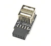 Motherboard USB2.0 To 9Pin Front Connector Converter USB Header Adapter USB 2.0 Female Converter Extender Card For PC High Speed Data Transfer