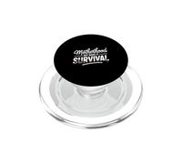 Motherhood But Make It Survival Mom PopSockets PopGrip for MagSafe