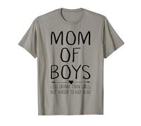 Motherhood Gift for Mama Superhero Mother Funny Mom of Boys T-Shirt