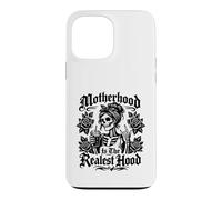 Motherhood Hood is the realest hood Skeleton Mom Rocker Case for iPhone 13 Pro Max