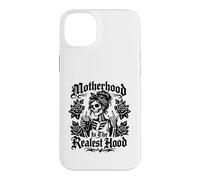 Motherhood Hood is the realest hood Skeleton Mom Rocker Case for iPhone 14 Plus