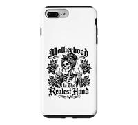 Motherhood Hood is the realest hood Skeleton Mom Rocker Case for iPhone 7 Plus/8 Plus