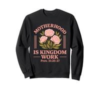 Motherhood Is Kingdom Work Faith Mama Mother’s Day Sweatshirt