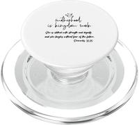 Motherhood Is Kingdom Work Hearts Christian Mother's Day PopSockets PopGrip for MagSafe