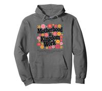 Motherhood Is Kingdom Work Vintage Hippy Vibe Christian Pullover Hoodie
