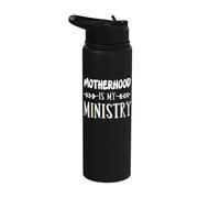 Motherhood is My Ministry Stainless Steel Insulated Water Bottle