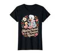 Motherhood Is the Realest Hood Funny Qoute mom T-Shirt