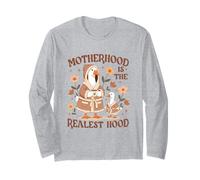 Motherhood is The Realest Hood Silly-Goose Mama Mother's Day Long Sleeve T-Shirt