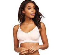 Motherhood Maternity Women's Average Busted Seamless Clip Down Nursing Bra Full Coverage, Blush, XL