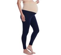 Motherhood Maternity Women's Plus-Size Full Length Secret Fit Belly Leggings, Navy, 3X